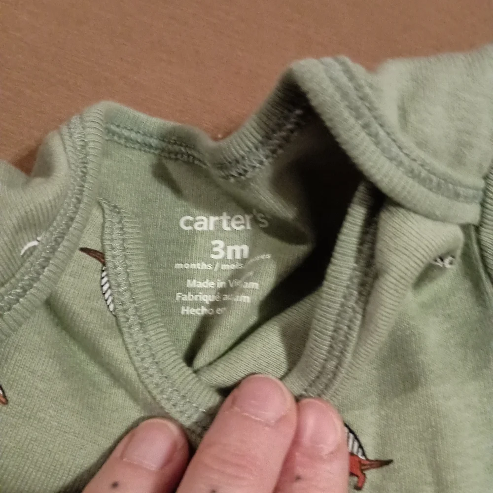 3pc Baby Dinosaur Onesie Bundle